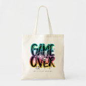Game over graffiti joystick gamer tragetasche (Vorne)