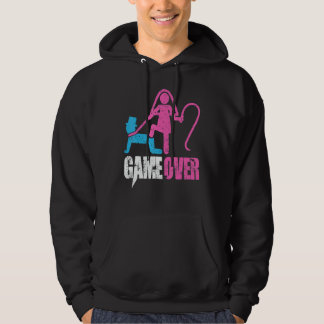Game Over Hochzeit Braut und Bräutigam Junggeselle Hoodie