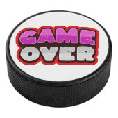 GAME OVER Hockey Puck (3/4)