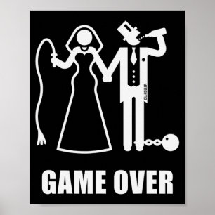 Game Over (JGA Bride and Groom New Whip Ber W) Poster
