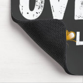 Game Over Just Loving Gamer Art Mousepad (Ecke)