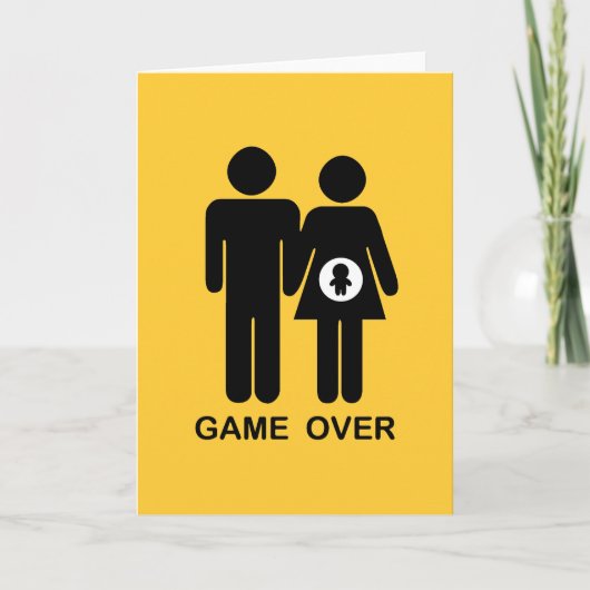 Game Over Karte (Vorderseite)