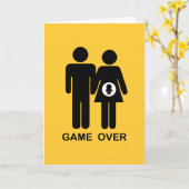 Game Over Karte (Gelbe Blume)