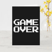 Game Over Karte (Gelbe Blume)
