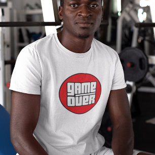 Game Over Klassisches Video-Gamer-T-Shirt T-Shirt