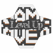 Game Over, Level Up: Pixelated Retro Game Welt Fußball (Flach)