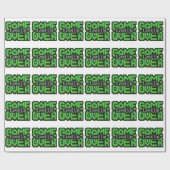 Game Over, Level Up: Pixelige Retro-Spielwelt Geschenkpapier (Flach)