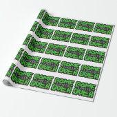 Game Over, Level Up: Pixelige Retro-Spielwelt Geschenkpapier (Ungerollt)