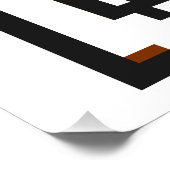 Game Over, Level Up: Pixelige Retro-Spielwelt Poster (Ecke)