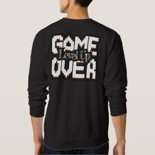 Game Over, Level Up: Pixelige Retro-Spielwelt Sweatshirt