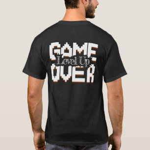 Game Over, Level Up: Pixelige Retro-Spielwelt T-Shirt