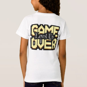 Game Over, Level Up: Pixelige Retro-Spielwelt T-Shirt