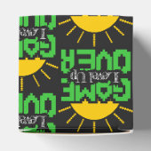 Game Over, Level Up: Retro-Pixel-Block-Abenteuer Geschenkschachtel (Oben)