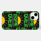Game Over, Level Up: Retro Pixel Block Adventure Case-Mate iPhone Hülle (Rückseite (Horizontal))