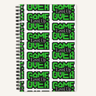 Game Over, Level Up: Retro-Pixel-Sandbox-Abenteuer Notizblock