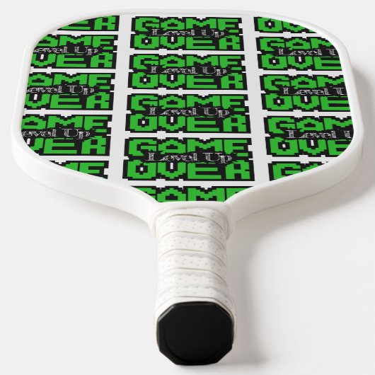 Game Over, Level Up: Retro-Pixel-Sandbox-Abenteuer Pickleball Schläger (Ablage )
