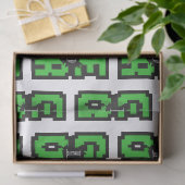 Game Over, Level Up: Retro-Pixel-Sandbox-Abenteuer Seidenpapier (Geschenk)