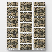 Game Over, Level Up: Retro Pixel Sandbox Adventure Fotoplatte (Vorderseite)