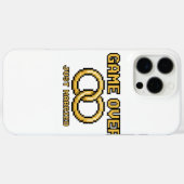 Game Over Married Funny iPhone Case (Rückseite (Horizontal))