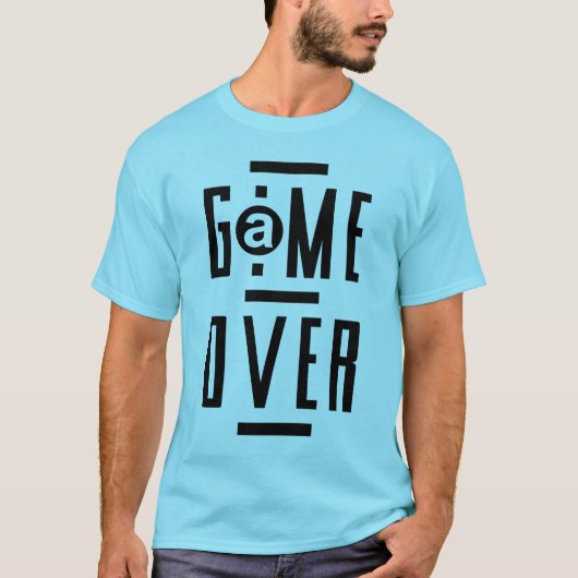 Game Over Modern Video Games Gaming-Geschenk T-Shirt (Vorderseite)