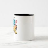 Game Over Mug – Classic Gamer Cup with Retro Sty Zweifarbige Tasse (Mittel)