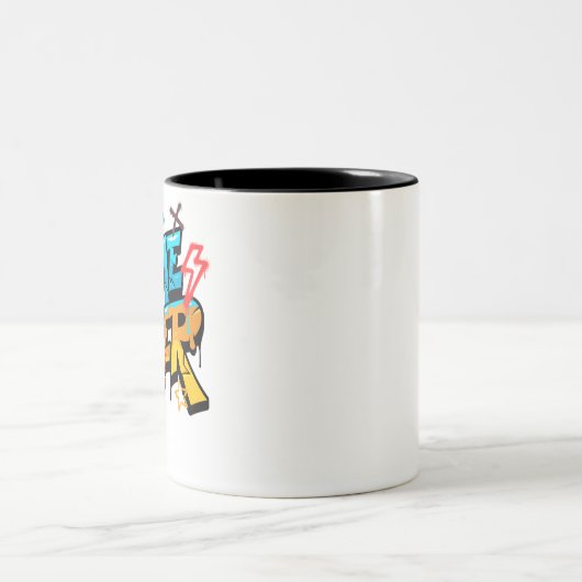 Game Over Mug – Classic Gamer Cup with Retro Sty Zweifarbige Tasse (Mittel)
