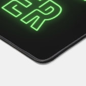 Game Over Neonlight Design Green Desk Mat Schreibtischunterlage (Ecke)