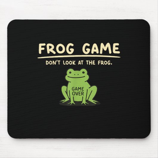 Game Over Nicht Den Frosch Ansehen Geschenke Für M Mousepad (Vorne)