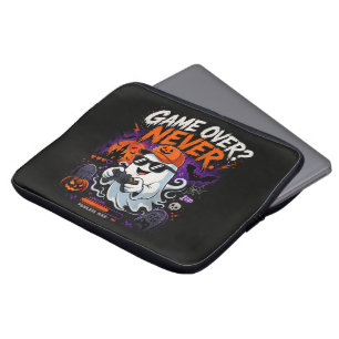 Game Over Nie Lustiger Gamer-Geist Halloween Laptopschutzhülle