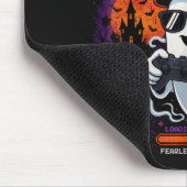 Game Over Nie Lustiger Gamer-Geist Halloween Mousepad (Ecke)