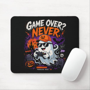 Game Over Nie Lustiger Gamer-Geist Halloween Mousepad