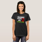 Game Over No Games Wedding Bachelor Party Premium T-Shirt (Vorne ganz)