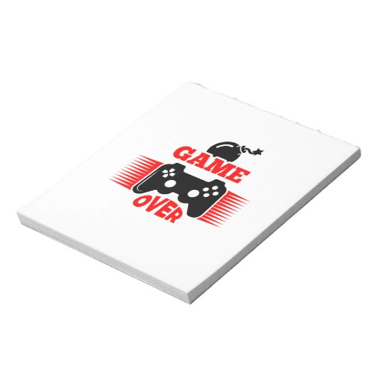 Game Over Notizblock (Rotiert)