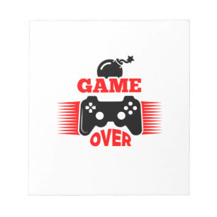 Game Over Notizblock