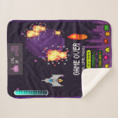 Game over purple blanket sherpadecke (Vorderseite (Horizontal))