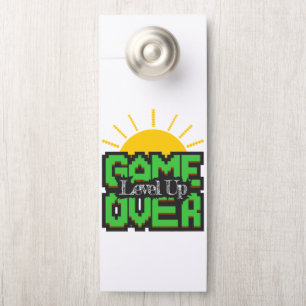 Game Over, Revive-Retro-Spiele mit, Level Up Türanhänger