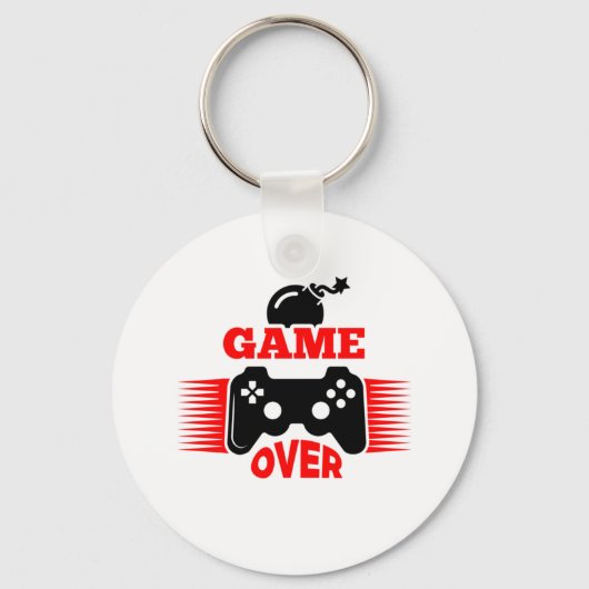 Game Over Schlüsselanhänger (Vorderseite)