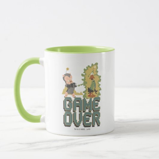 "Game Over" Space Cadet & Duck Dodgers Tasse (Links)
