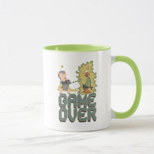 "Game Over" Space Cadet & Duck Dodgers Tasse (Rechts)