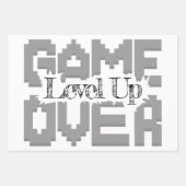 Game Over: Stellen Sie altmodischen Spaß wieder he Geschenkpapier Set (Vorderseite 2)