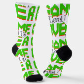 Game Over: Stellen Sie altmodischen Spaß wieder he Socken (Gewinkelt)