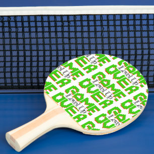 Game Over: Stellen Sie altmodischen Spaß wieder he Tischtennis Schläger