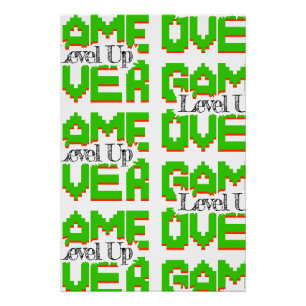 Game Over: Stellen Sie den altmodischen Spaß wiede Poster