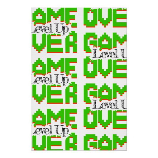 Game Over: Stellen Sie den altmodischen Spaß wiede Poster (Vorderseite)
