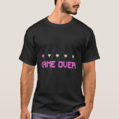 Game Over Streetwear GameOver für Gamer und Video T-Shirt (Vorderseite)