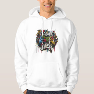 "Game Over" Streetwear Grafik-Hoodie Hoodie