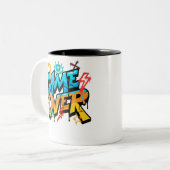 Game Over Tasse – Klassischer Gamertasse mit Retro (Vorderseite Links)