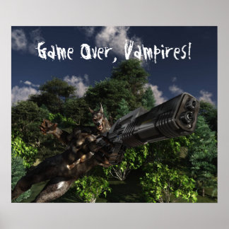 Game Over, Vampires! Poster
