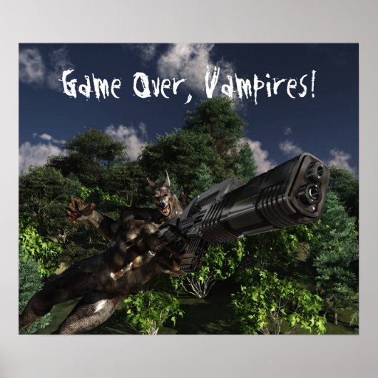 Game Over, Vampires! Poster (Vorne)