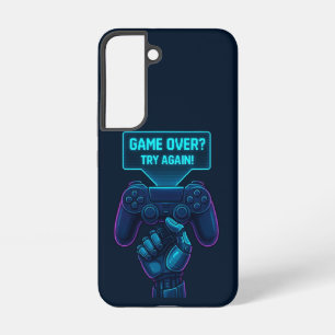 Game Over? Versuch es nochmal! – Futuristisches Ga Samsung Galaxy Hülle